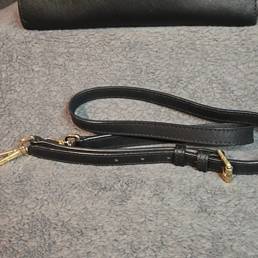 Michael Kors Hudson Satchel In Saffiano Leather